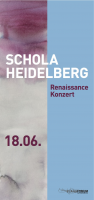 Flyer Renaissance-Konzert